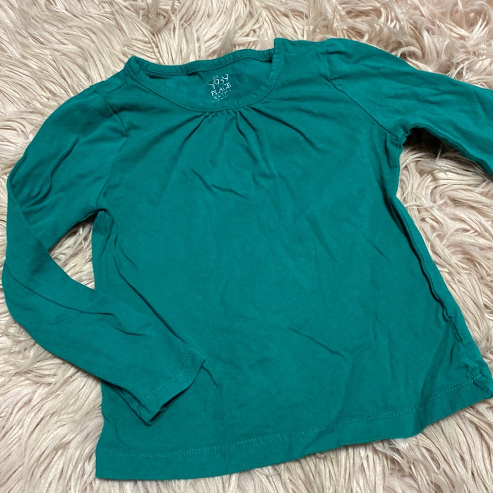 Girls Green Long Sleeve